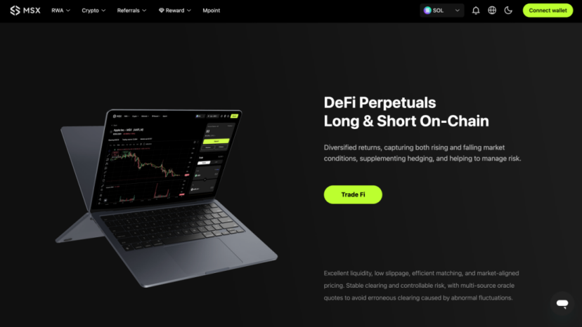 麦通（MSX）官网全新升级：设计驱动RWA交易平台品牌化